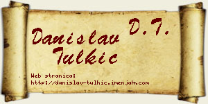 Danislav Tulkić vizit kartica
